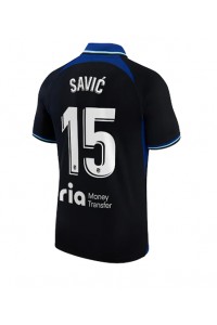 Fotbalové Dres Atletico Madrid Stefan Savic #15 Venkovní Oblečení 2022-23 Krátký Rukáv